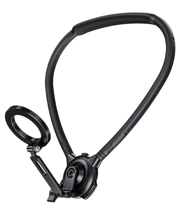 G03 360 Degree Rotation Magnetic Neck Phone Holder, Wearable POV Video Recording Bracket