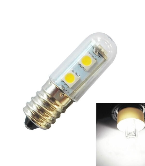 E14 screw light LED refrigerator light bulb 1W 220V AC 7 light SMD 5050 ampere LED light refrigerator home, Warm White, Cool White