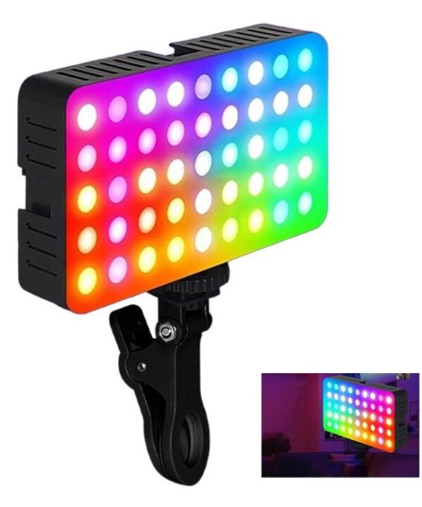 MJ-35 Type-C Rechargeable Photography Lamp RGB LED Fill Light 180 Degree Adjustable