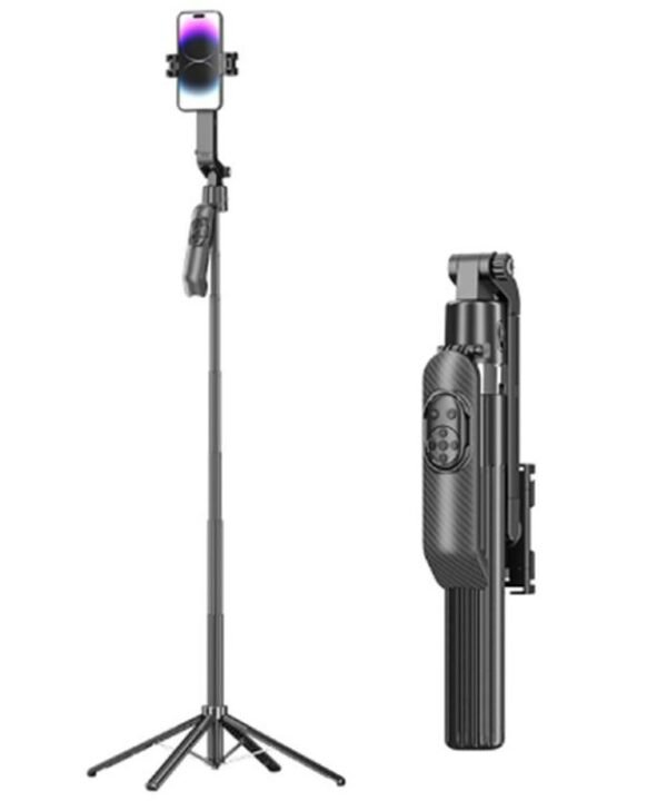 JMARY KT-299 1.8m AI Face Tracking Selfie Stick 360 Rotation Tripod with Remote Control
