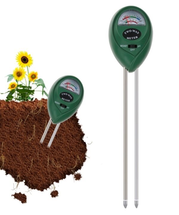RZ103 Mini Soil PH Moisture Humidity Measuring PH Meter Soil Moisture Monitor Hygrometer Gardening Plant Farming Moisture Tester