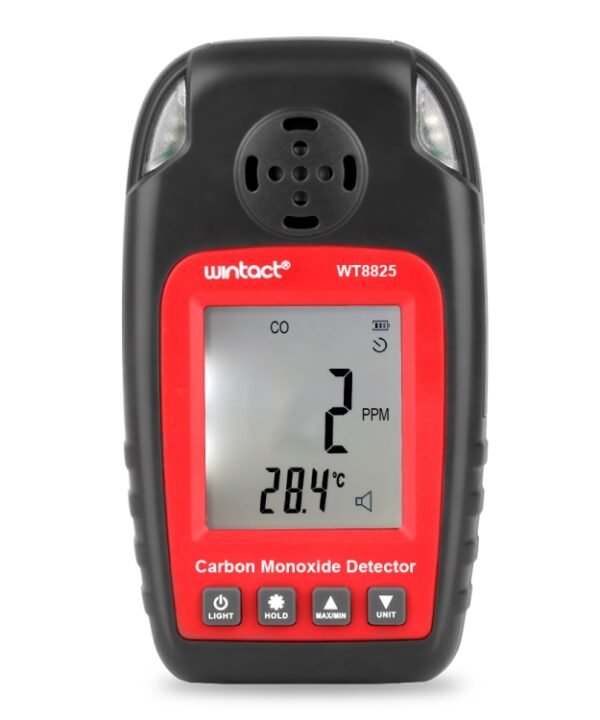 WINTACT WT8825 Carbon Monoxide Detector Independent CO Gas Sensor Warning-up High Sensitive Poisoning Alarm Detector