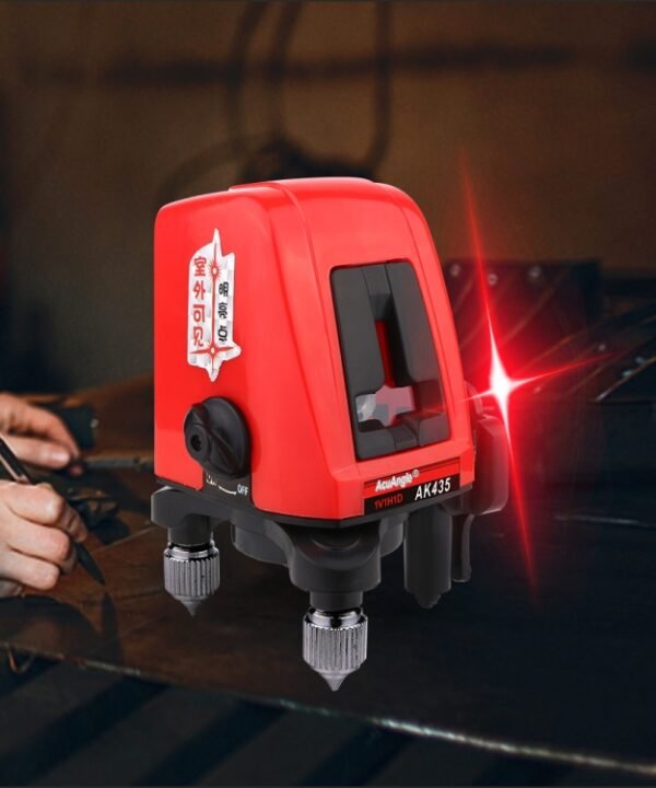 AK435 Laser Level 3D Self Leveling 2 Line Lasers Horizontal Vertical Lasers Level 360 Tripod Mini Laser Levels