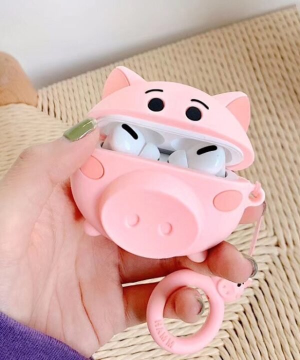 For Apple AirPods Pro Stereo Pig Bluetooth Headphone Protective Case
