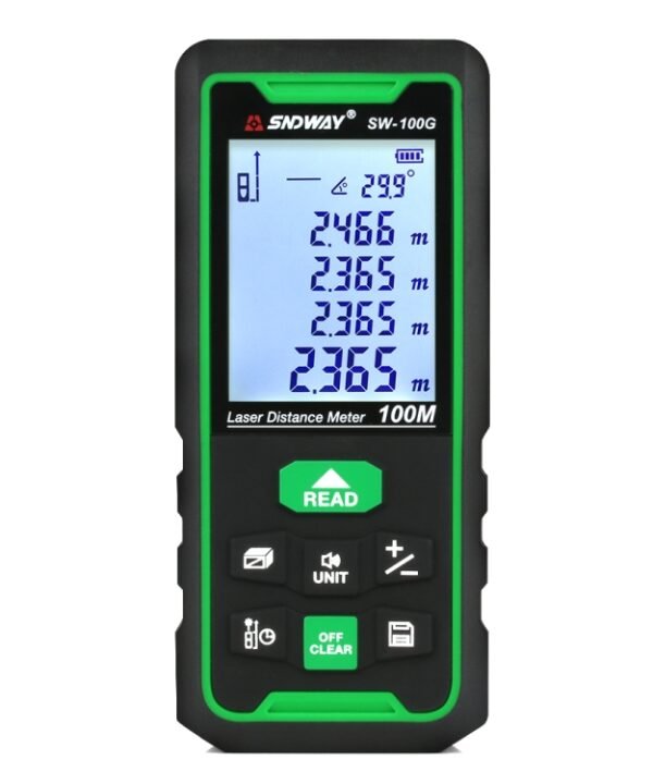SNDWAY SW-100G Green lLght Digital Laser Tape Sensor Range Finder
