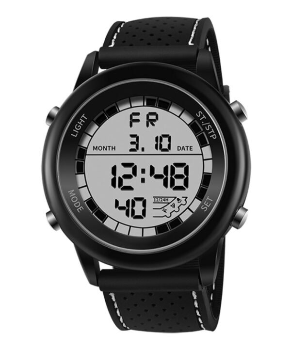 SANDA  411 Multifunctional Wports Watch Male Youth Fashion Model Male Waterproof Student Electronic Watch
