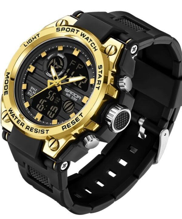 SANDA739  Watch Plate Chao Male Watch Male Student Fashion Trend Multi Functional Digital Waterproof Electronic Meter