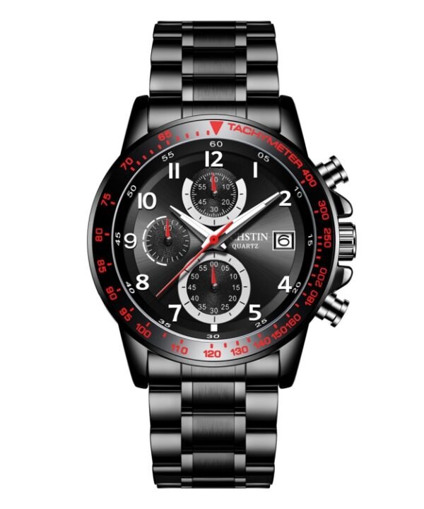 OCHSTIN   6112 Men Multi  Function Watch Fashion Sports Business Calendar Luminous Men Watch Quartz Watch Steel Watch