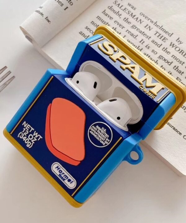 For Apple AirPods 1/2 Gen Universal Spam Can Bluetooth Headphone Protective Case