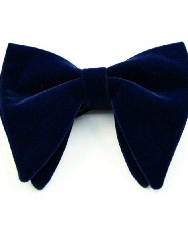 Men Velvet Double-layer Big Bow-knot Bow Tie Clothing Accessories