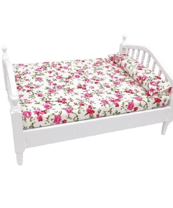 1:12 Doll House Bedroom Furniture Mini Bed