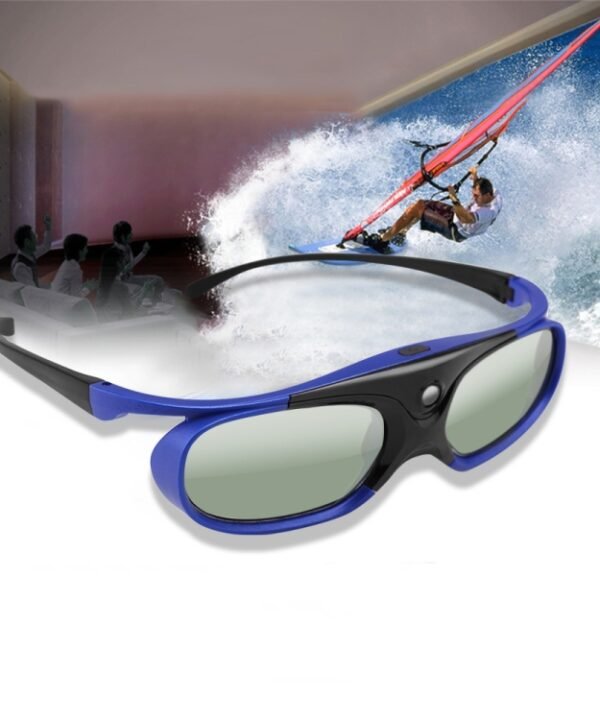 Universal Battery DLP Active Shutter 3D Glasses 96-144Hz For XGIMI Optoma Acer Viewsonic Home Theater Projector 3D TV