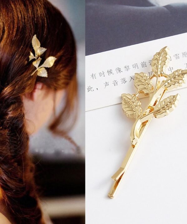 2 PCS Best Gift for Women Hair Clip Bright Hairpin Simple Hair Styling Accessories