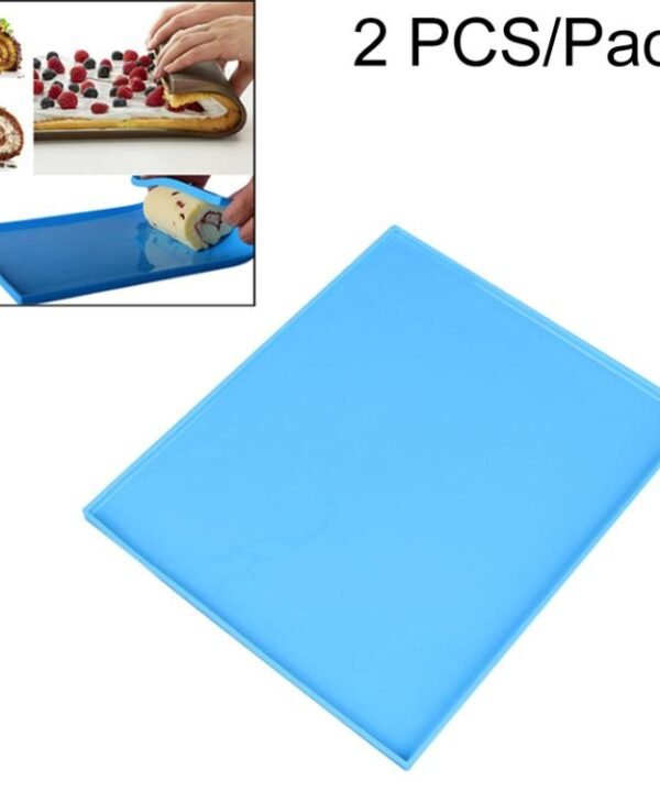 2 PCS Non-stick Cake Pad Swiss Roll Pad Baking Tools For Cakes Silicone Mat