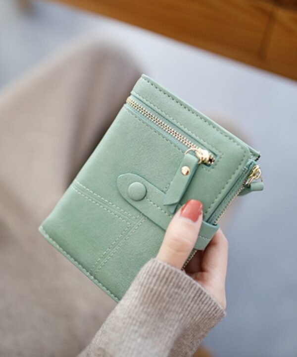 Women Two-folding Wallet Multi-function Clutch Bag Small Wallet, Two-folding Green, Two-folding Dark Blue, Two-folding Black, Two-folding Sky Blue