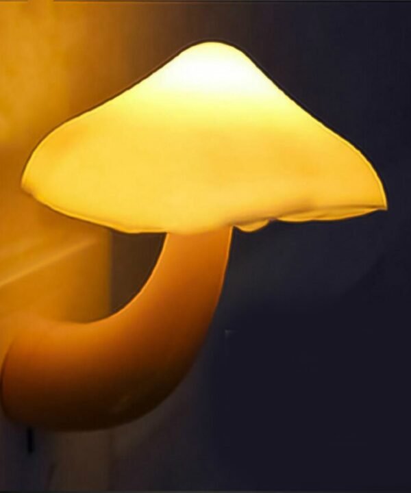 Mini Mushroom Shape LED Energy Saving Lamp Kids Baby Bedroom Mushroom Night light, EU Plug