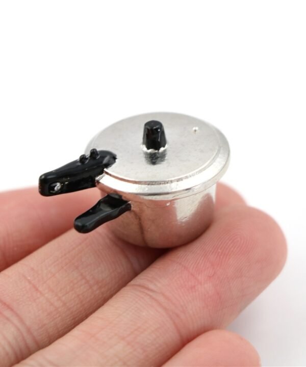 Doll House Mini Kitchen Pressure Cooker Cooking Tools Children Educational Toys