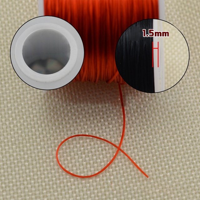 50m/bag 0.5mm Round Elastic Cord Beading Stretch Thread/String/Rope for Necklace Bracelet Jewelry Making - Image 4