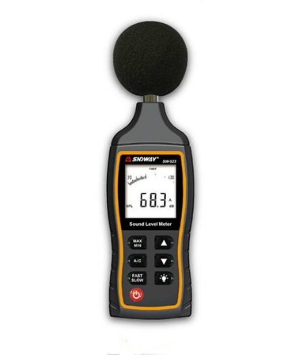 SNDWAY Handheld High Precision Noise Decibel Meter, SW523, SW524(Storage+USB Communication)