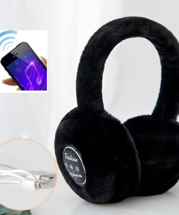 Bluetooth Earmuffs Winter Plush Windproof Men And Women Ear Cover