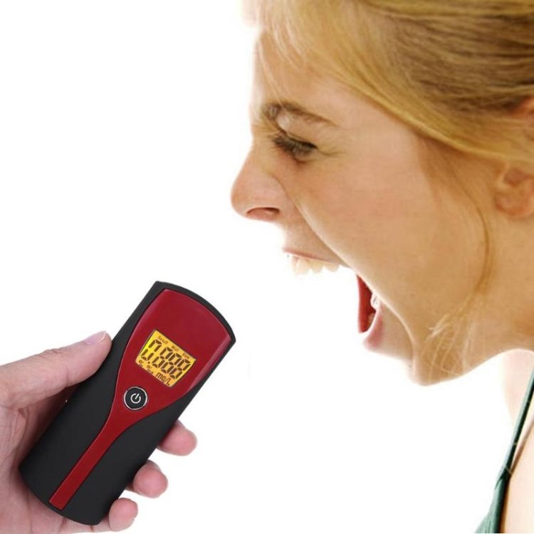 W637 Digital Breath Alcohol Tester Easy Use Breathalyzer Alcohol Meter Analyzer Detector with LCD Display - Image 3