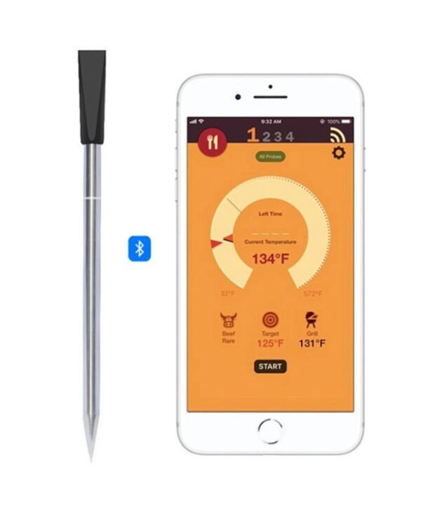 BBQ Kitchen Wireless Bluetooth Smart Food Oven Thermometer