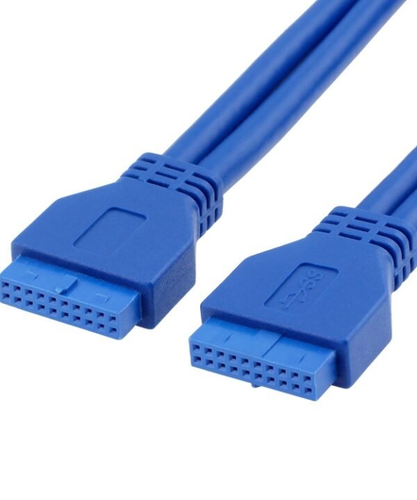50cm USB3.0 cable motherboard 20pin cable mother-to-female extension conversion F-F