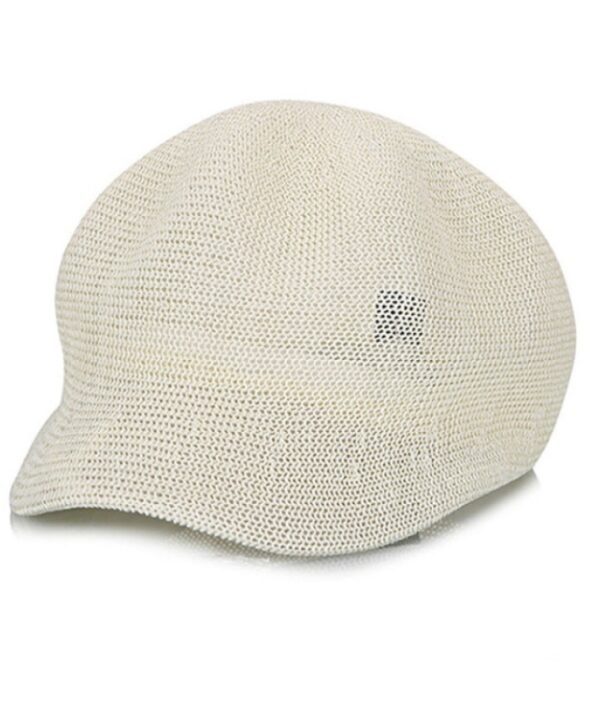 Spring and Summer Korean Version of the New Light Body Solid Color Casual Bump Beret Hat Female Outdoor Fashion Duck Tongue Octagonal Cap, white, black, gray, Khaki, Pink, beige