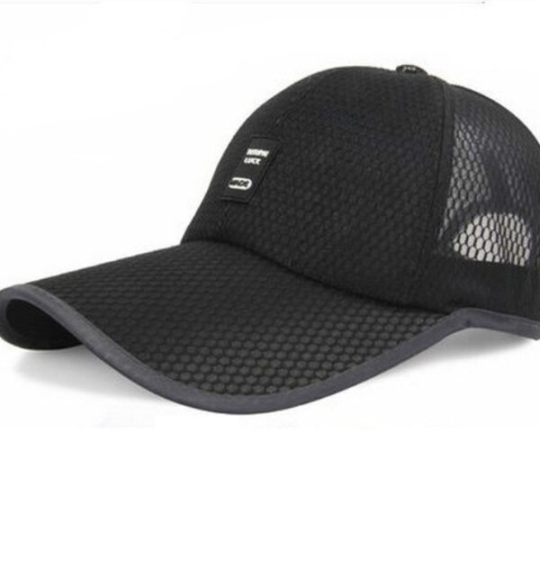 Outdoor Quick-drying Mesh Breathable Baseball Cap for Men, Black, White, Navy, Gray, Beige