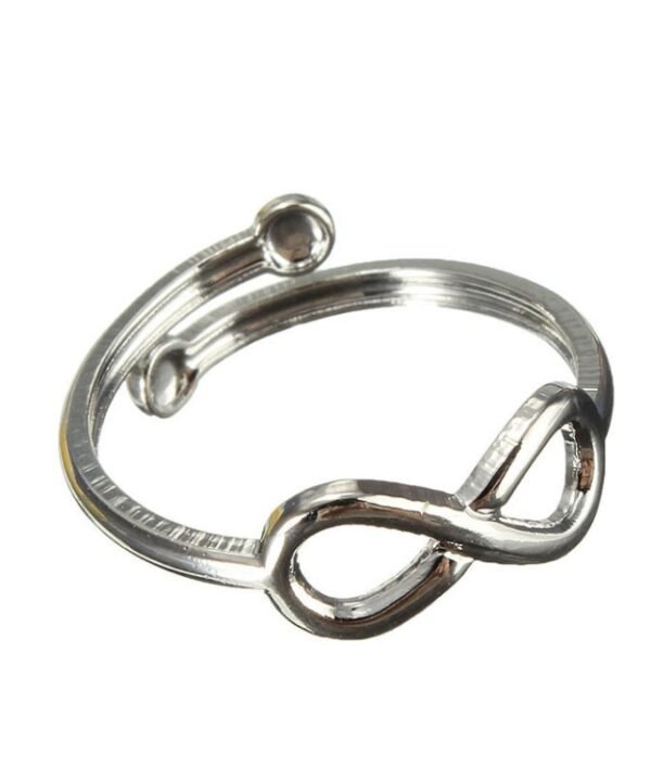 Eight Design Simple Lucky Metal Toe Ring Beach Jewelry For Women
