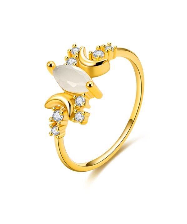 White Opal Ring Women Crystals Engagement Rings, 10, 11, 5, 6, 7, 8, 9
