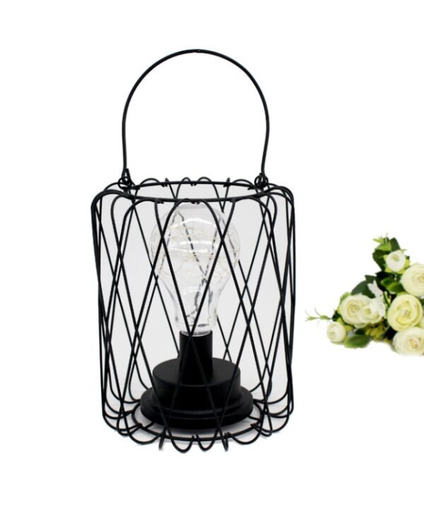 Minimalist Copper Lamp Bedroom Home Wrought Iron Table Lamp, Portable, 7-Word, USB