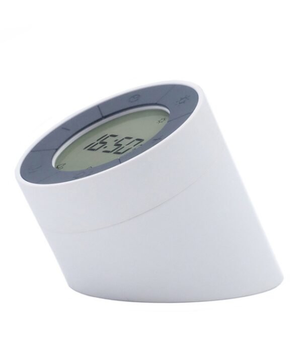 Simple Home Creative Multi-function Charging Stepless Dimming Alarm Clock Night Light, White, Pink, Gray