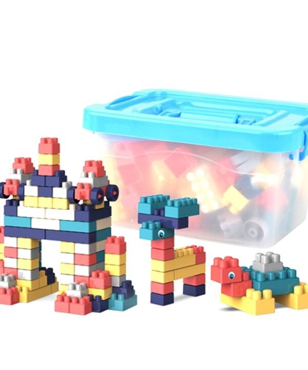 Children Creative Assembling Large Particles of Building Blocks DIY Educational Toys, Random Color Delivery, 100 PCS, 220 PCS, 300 PCS, 400 PCS
