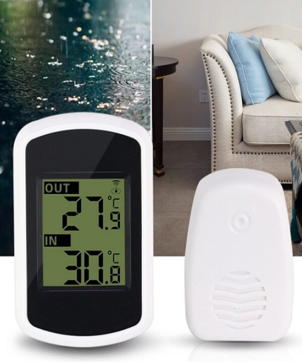 Mini High Precision Wireless Indoor and Outdoor Digital Thermometer