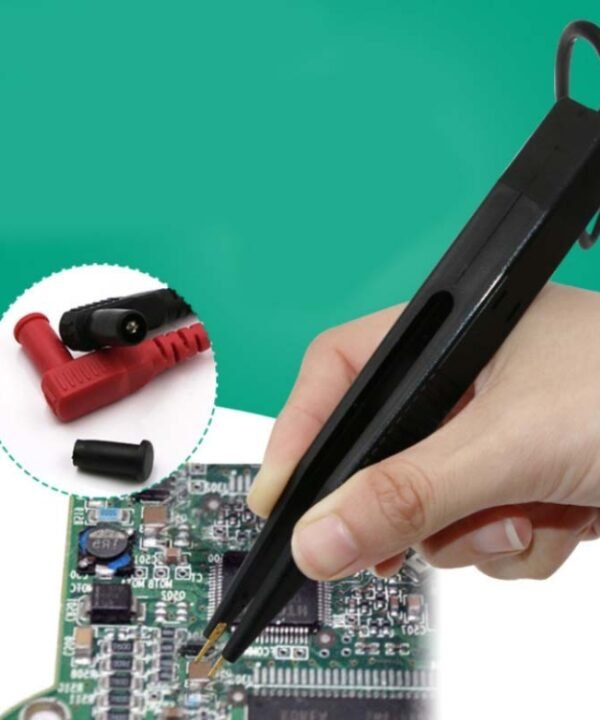 Chip Test Leads Component LCR Testing Tool Multimeter Tester Meter Pen Test Probe Lead Tweezers