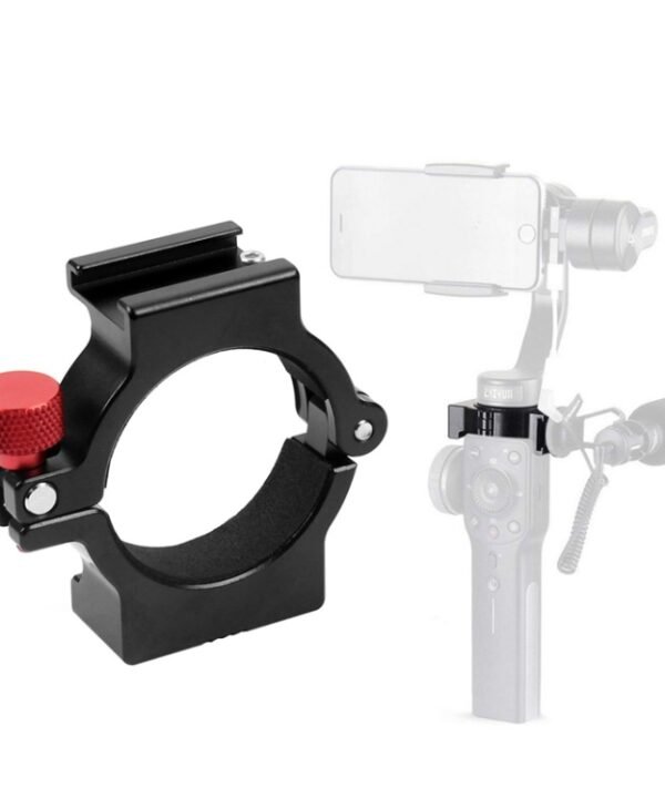 Hot Shoe Adapter Ring Microphone Mount for Zhiyun Smooth 4 Handle Gimbal Stabilizer Rode
