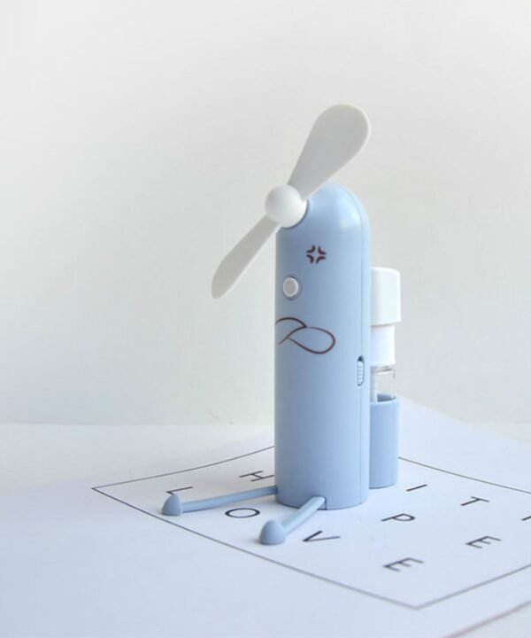Creative Mobile Phone Bracket Cartoon Spray Mini Fan Portable Usb Fan