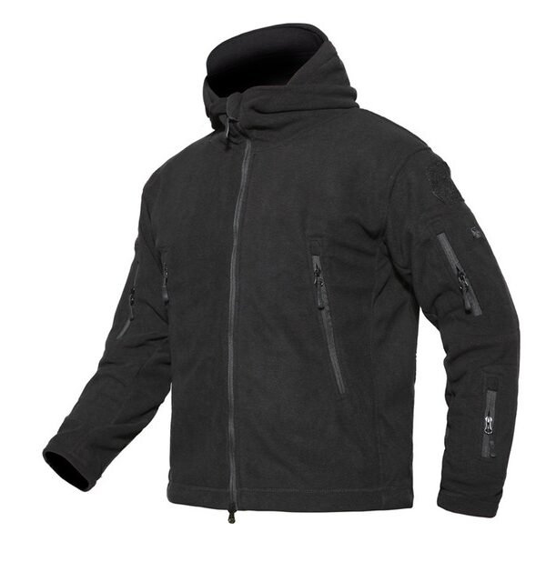 Fleece Warm Military Uniform Men Tactical Thermal Breathable Hooded Coat, S, M, L, XL, 2XL, 3XL, 4XL