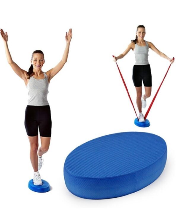 TPE Oval High Rebound Non-slip Yoga Supplies Balance Mat, Size: 31 x 21 x 6cm