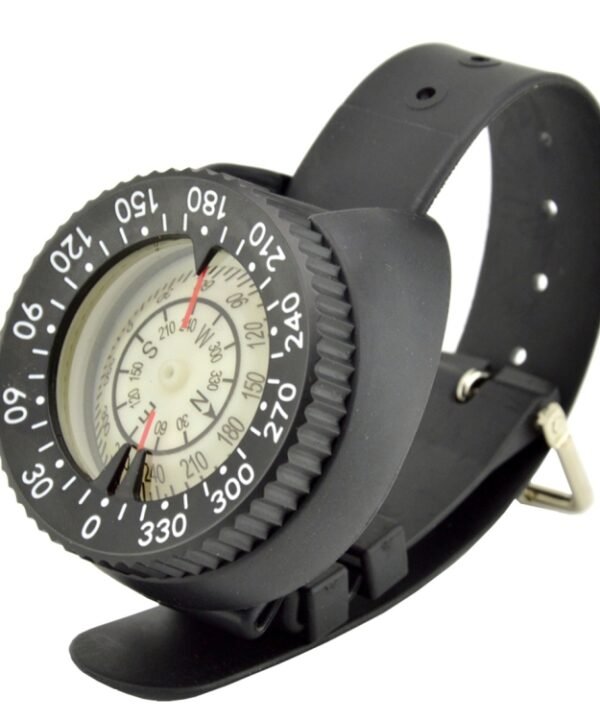 PW60 Watch-style Diving Compass Strong Magnetic Fluorescence Dial Corrosion-resistant Compass