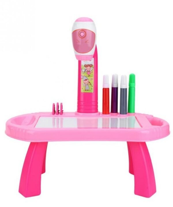 Intelligent Children Projector Early Education Learning Drawing Board Game Puzzle Painting Toy Set