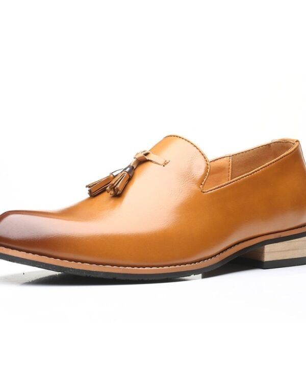 Pointed British Men Dress Shoes Soft Rubber Sole Shoes Wedding Shoes, 38, 39, 40, 41, 42, 43, 44, 45, 46, 47