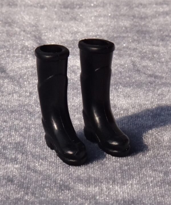 3 Pairs 1:12 Dollhouse Doll House Simulation Model mini Accessories Plastic Long Tube Rain Boots, 3 Pairs Long Tube Rain Boots