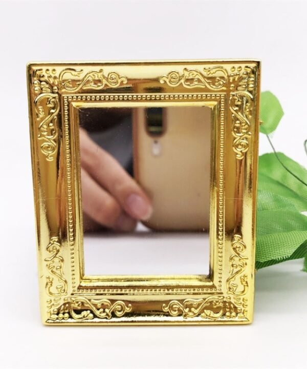 1:12 Mini House Toy Simulation Wall Mirror for Bedroom, Wall Mirror