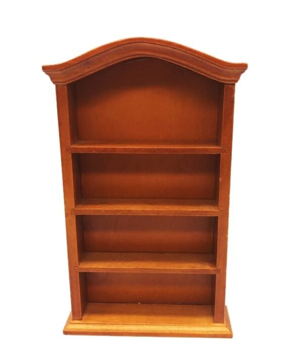 1:12 Mini House Toy Simulation Furniture Wooden Bookcase Mini House Toy, Wooden Bookcase
