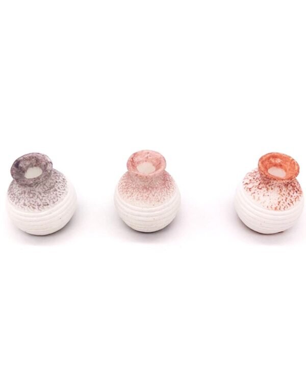 3 PCS / Set 1:12 Mini Doll House Scene Decoration Simulation Vases, Simulation Vases