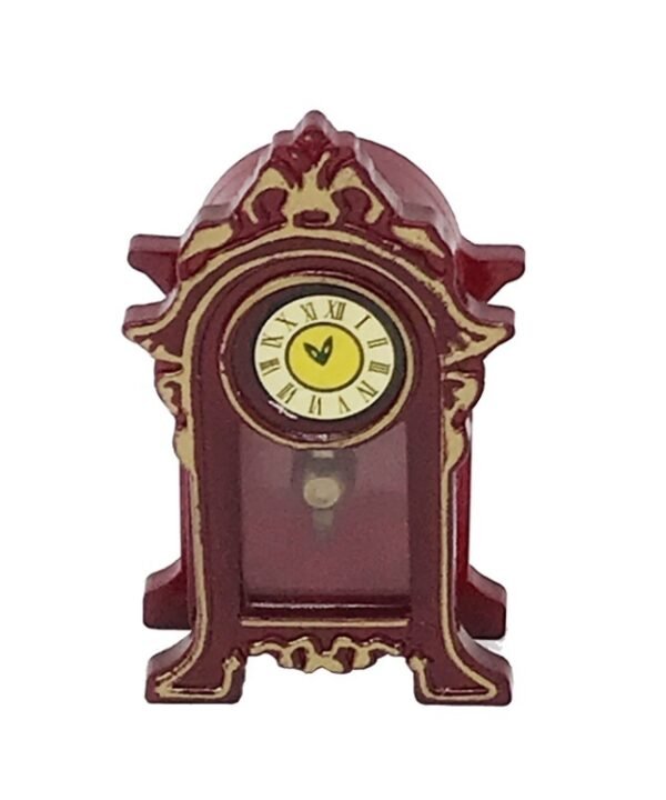 1:12 Mini House Toy Simulation Classical Retro Vintage Clock, Classical Vintage Clock