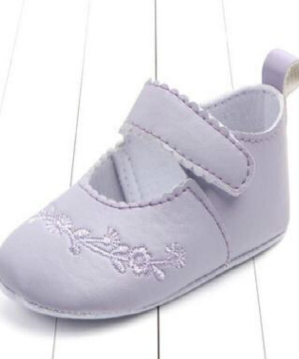 Baby Girl First Walkers PU Leather Cute Princess Crib Shoes, 11cm, 12cm, 13cm