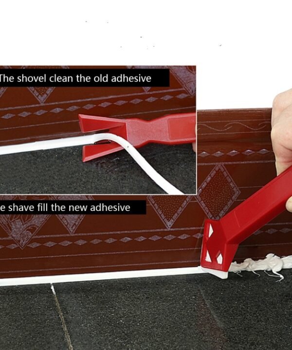2 PCS  Mini Handmade Tools Scraper Floor Cleaner Surface Glue Residual Shovel Tool